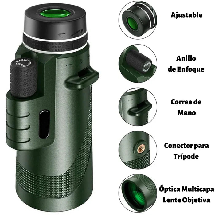 Telescopio Stellar™ + Kit de Accesorios Gratis | ZOOM 500x, VISIÓN NOCTURNA, RESISTENTE AL AGUA