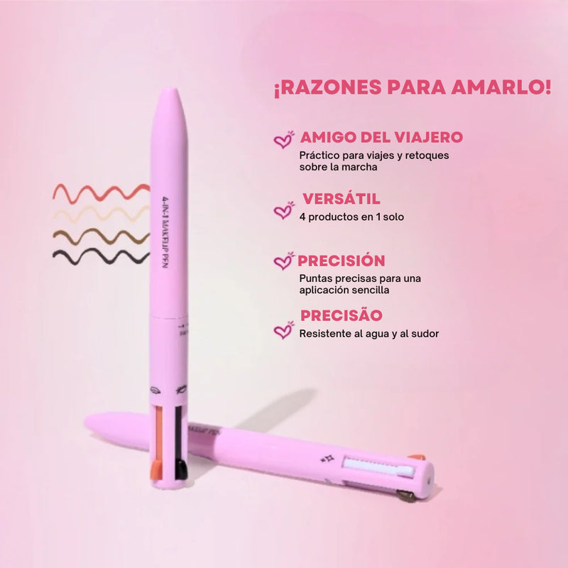 Shine MakeUp 4 en 1 + ¡Depilador de Vello Facial GRATIS!