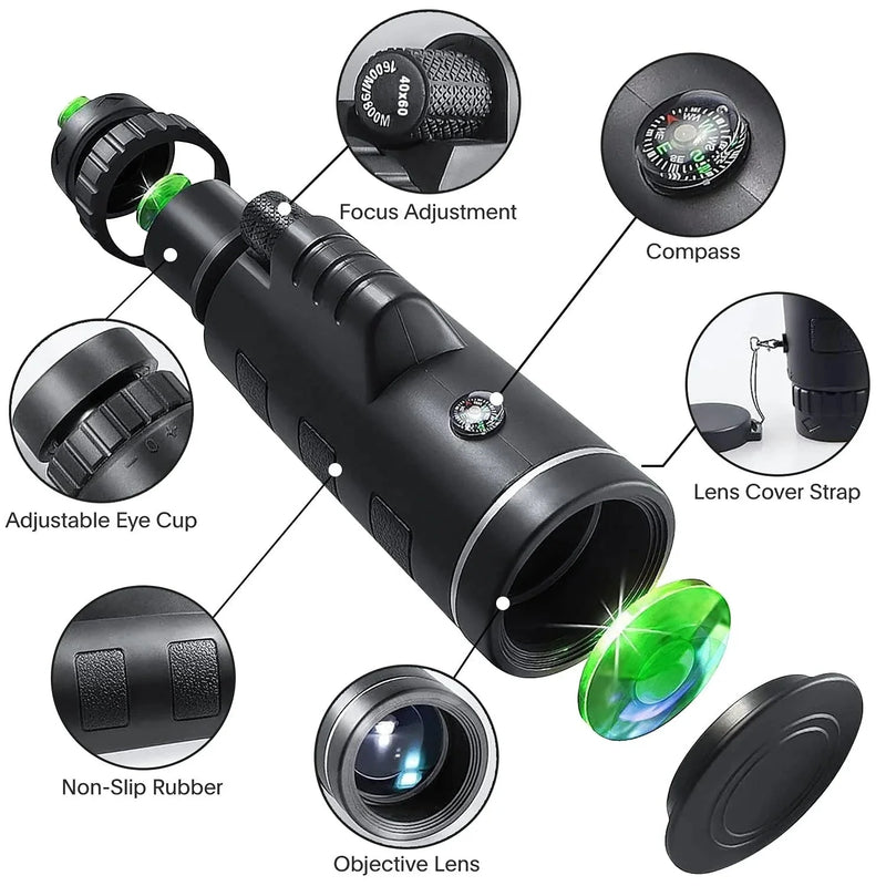 Telescopio Stellar™ + Kit de Accesorios Gratis | ZOOM 500x, VISIÓN NOCTURNA, RESISTENTE AL AGUA